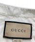 中古・古着 GUCCI (グッチ) コットンチュニックヘンリーネック半袖シャツ ホワイト サイズ:46：24000円