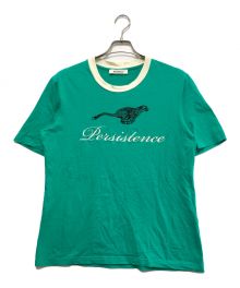 WALES BONNER（ウェールズボナー）の古着「24SS RESILIENCE T SHIRT」｜グリーン