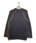 IRENISA (イレニサ) HAND KNIT SWEATER ネイビー×オレンジ サイズ:F：25000円