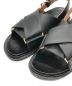 中古・古着 MARNI (マルニ) FB CRISCROSS SANDAL ブラック サイズ:38：28000円