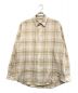 AURALEE（オーラリー）の古着「24AW AIRY WOOL CHECK SHIRT」｜ベージュ