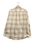 AURALEE (オーラリー) 24AW AIRY WOOL CHECK SHIRT ベージュ サイズ:4：35000円