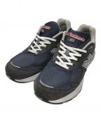 NEW BALANCEニューバランス）の古着「M990NB3」｜ネイビー