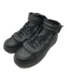 NIKE×COMME des GARCONS（ナイキ×コムデギャルソン）の古着「AIR FORCE 1 MID "BLACK"（エアフォース1 ミッドブラック）」｜ブラック