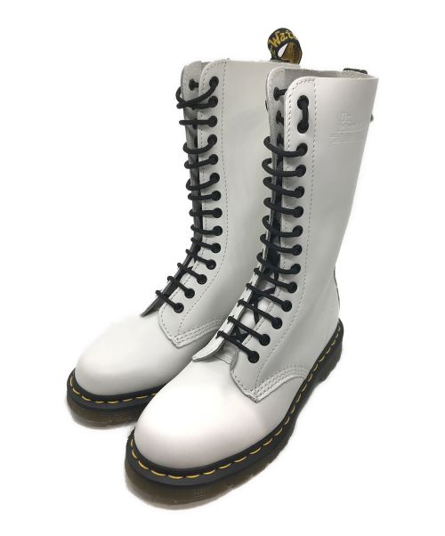 Dr.Martens（ドクターマーチン）Dr.Martens (ドクターマーチン) 14ホールブーツ ホワイト サイズ:UK6の古着・服飾アイテム