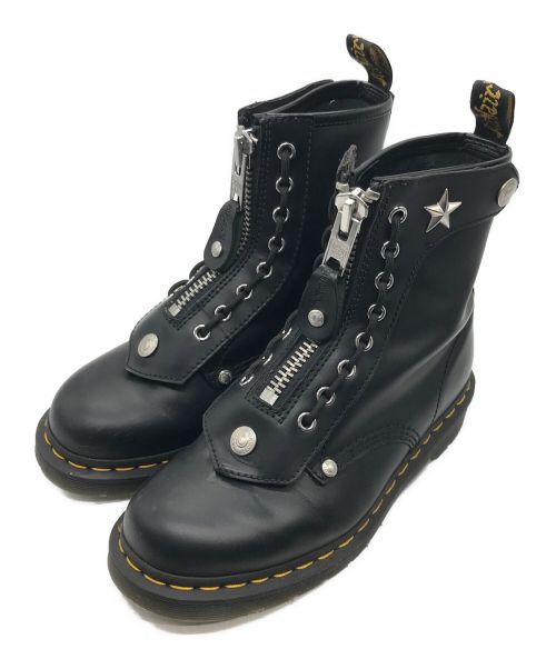 Dr.Martens（ドクターマーチン）Dr.Martens (ドクターマーチン) Schott (ショット) ８ホールブーツ ブラック サイズ:UK7の古着・服飾アイテム