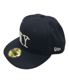 New Era×stussy（ニューエラ×ステューシー）の古着「キャップ」｜ネイビー