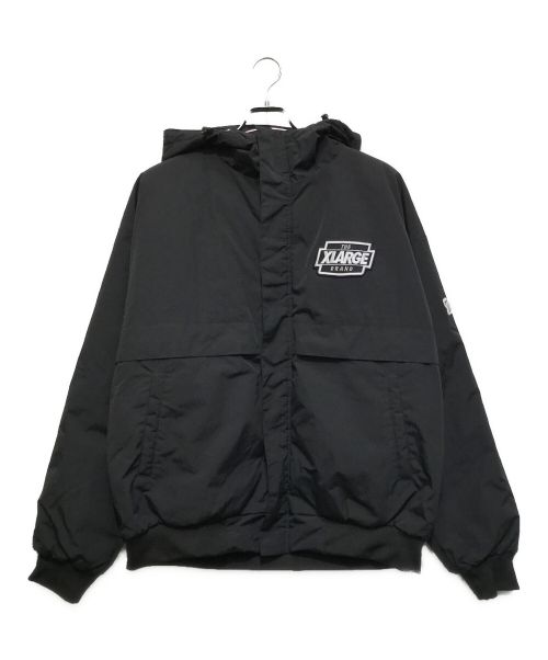 X-LARGE（エクストララージ）X-LARGE (エクストララージ) 22AW NYLON PUFFER JACKET ブラック サイズ:Lの古着・服飾アイテム