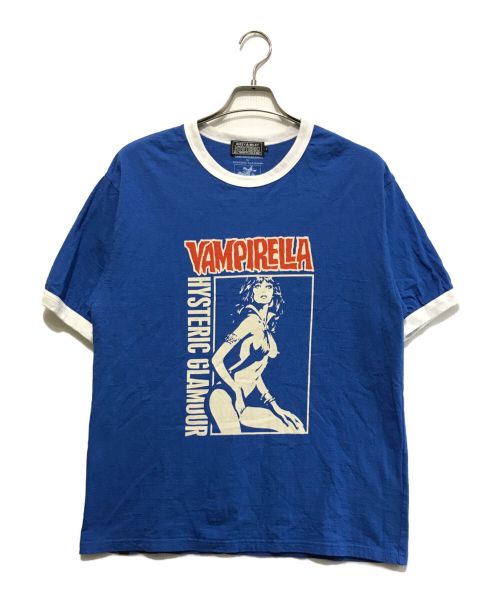 Hysteric Glamour（ヒステリックグラマー）Hysteric Glamour (ヒステリックグラマー) 22SS VAMPIRELLA HYSTERIC ISSUE ブルー サイズ:Lの古着・服飾アイテム