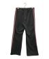 Needles (ニードルズ) Boot-Cut Track Pant - Poly Smoo ブラック×ピンク サイズ:M：15000円