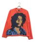 stussy（ステューシー）の古着「Bob marley sweater」｜オレンジ×ネイビー