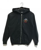 X-LARGEエクストララージ）の古着「NIGHT VISION ZIP UP HOODED」｜ブラック