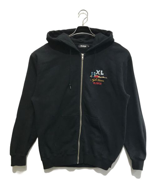 X-LARGE（エクストララージ）X-LARGE (エクストララージ) NIGHT VISION ZIP UP HOODED ブラック サイズ:Mの古着・服飾アイテム