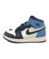 NIKE (ナイキ) AIR JORDAN 1 RETRO HIGH OG GS UNC OBSIDIAN ホワイト×ブルー サイズ:UK 6：13000円