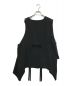 ENFOLD (エンフォルド) ASYMMETRY VEST ブラック サイズ:38 未使用品：30000円