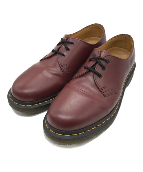 Dr.Martens（ドクターマーチン）Dr.Martens (ドクターマーチン) ３ホールシューズ ボルドー サイズ:UK 7の古着・服飾アイテム