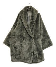 WEEKEND Max Mara（ウィークエンド マックスマーラ）の古着「古着エコファーコート」｜グレー