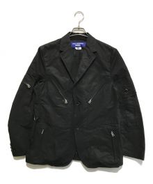 COMME des GARCONS JUNYA WATANABE MAN（コム デ ギャルソン ジュンヤ ワタナベ マン）の古着「Zip Blazer Jacket」｜ブラック