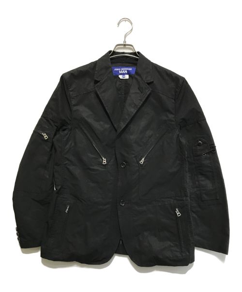 COMME des GARCONS JUNYA WATANABE MAN（コム デ ギャルソン ジュンヤ ワタナベ マン）COMME des GARCONS JUNYA WATANABE MAN (コム デ ギャルソン ジュンヤ ワタナベ マン) Zip Blazer Jacket ブラック サイズ:XSの古着・服飾アイテム