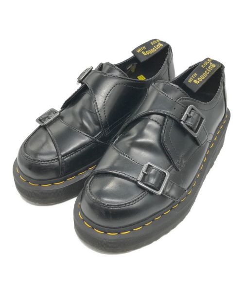 Dr.Martens（ドクターマーチン）Dr.Martens (ドクターマーチン) ダブルベルトレザーシューズ ブラック サイズ:UK 7の古着・服飾アイテム