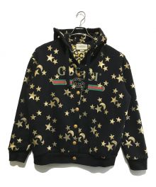 GUCCI（グッチ）の古着「シェリーラインスタームーンパーカー」｜ブラック