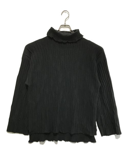 sulvam（サルバム）sulvam (サルバム) 20AW DARTS KNIT ブラック サイズ:Mの古着・服飾アイテム