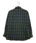 LAD MUSICIAN (ラッドミュージシャン) TWILL GUN CLUB CHECK BIG SHIRT グリーン×ネイビー サイズ:42：7000円