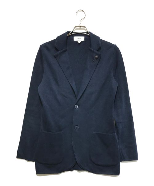 LARDINI（ラルディーニ）LARDINI (ラルディーニ) ニットジャケット ネイビー サイズ:XSの古着・服飾アイテム