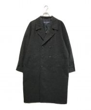 COMME des GARCONS HOMME (コムデギャルソン オム) 23AWウールヘンリボーンコート グレー×ブラック サイズ:S