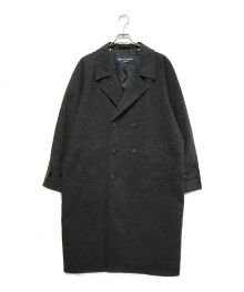 COMME des GARCONS HOMME（コムデギャルソン オム）の古着「23AWウールヘンリボーンコート」｜グレー×ブラック