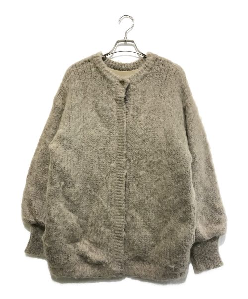 Ameri（アメリ）Ameri (アメリ) 2WAY MOHAIR SHAGGY KNIT ブラウン サイズ:Freeの古着・服飾アイテム