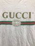 中古・古着 GUCCI (グッチ) シェリーラインロゴプリントTシャツ ホワイト サイズ:S：10000円