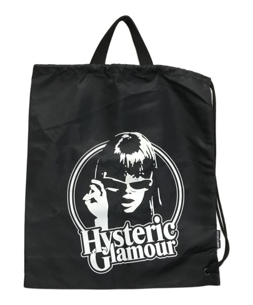 Hysteric Glamour（ヒステリックグラマー）Hysteric Glamour (ヒステリックグラマー) ワンショルダーナップサック ブラック サイズ:ーの古着・服飾アイテム