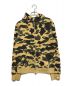 A BATHING APE（アベイシングエイプ）の古着「カモフラシャークフルジップパーカー」｜カーキ