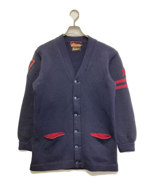 USED（ユーズド）USED (ユーズド) 50'sヴィンテージニットカーディガン ネイビー サイズ:-の古着・服飾アイテム