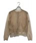 LE CIEL BLEU (ルシェルブルー) Sheer Layered Cardigan ベージュ サイズ:36：10000円