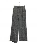 LE CIEL BLEUルシェルブルー）の古着「Tweed Pants」｜ブラック×ホワイト