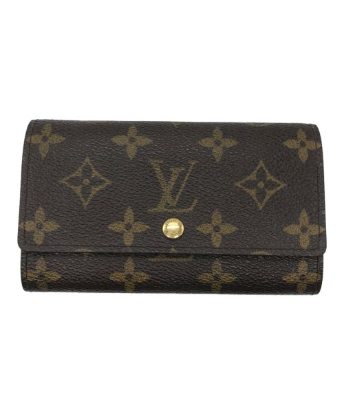 LOUIS VUITTON（ルイ ヴィトン）LOUIS VUITTON (ルイ ヴィトン) モノグラム ポルトモネ・ジップ ブラウンの古着・服飾アイテム