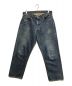 A.PRESSE（アプレッセ）の古着「Washed Denim Wide Pants」｜インディゴ