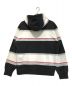 SUPREME (シュプリーム) 19AW Stripe Hooded Sweatshirt グレー×ブラック サイズ:L：12000円