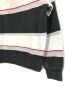 中古・古着 SUPREME (シュプリーム) 19AW Stripe Hooded Sweatshirt グレー×ブラック サイズ:L：12000円