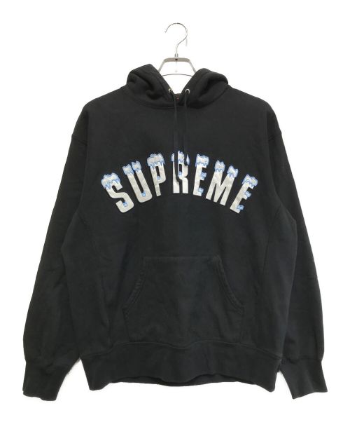 SUPREME（シュプリーム）SUPREME (シュプリーム) Icy Arc Hooded Sweatshirt ブラック サイズ:Mの古着・服飾アイテム