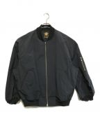 MAISON SPECIALメゾンスペシャル）の古着「【LIMITED EDITION】Prime-Over MA-1 Bomber Jacket」｜ブラック