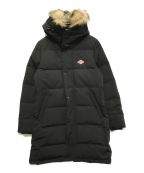 DANTONダントン）の古着「FAKE FAR HOODED DOWN COAT」｜ブラック