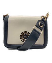 MARC JACOBS（マークジェイコブス）の古着「Insignia Messenger Cb Smoked Almond Multi」｜ホワイト×ブラック×ブラウン