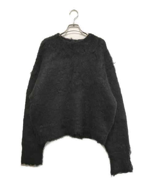 MAISON SPECIAL（メゾンスペシャル）MAISON SPECIAL (メゾンスペシャル) Shaggy Short Knit Pullover ブラック サイズ:ーの古着・服飾アイテム