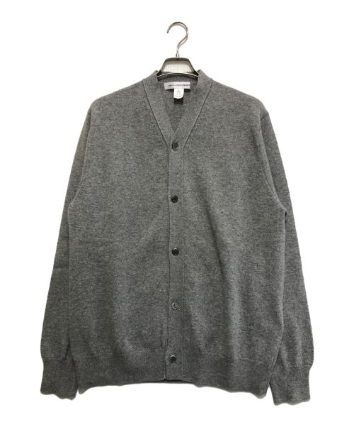 COMME des GARCONS SHIRT（コムデギャルソンシャツ）COMME des GARCONS SHIRT (コムデギャルソンシャツ) 24AW 12ゲージウールカーディガン グレー サイズ:Sの古着・服飾アイテム