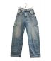 Maison Margiela（メゾンマルジェラ）の古着「SLASH DETAIL DENIM PANTS」｜ブルー