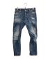 DSQUARED2（ディースクエアード）の古着「Tidy biker jean」｜ブルー