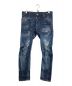 DSQUARED2（ディースクエアード）の古着「Tidy biker jean」｜ブルー